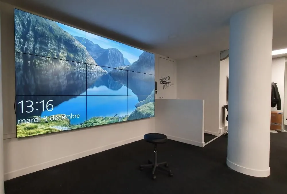 Mur d'écran led